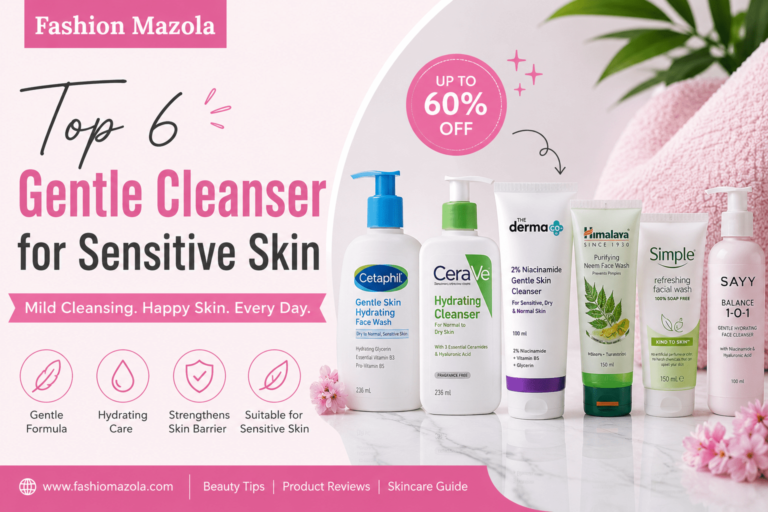 gentle cleanser, gentle wash, gentle cleanser for sensitive skin, cleanser for very sensitive skin, face wash for sensitive acne prone skin, best face wash for women sensitive skin, face wash for very sensitive skin