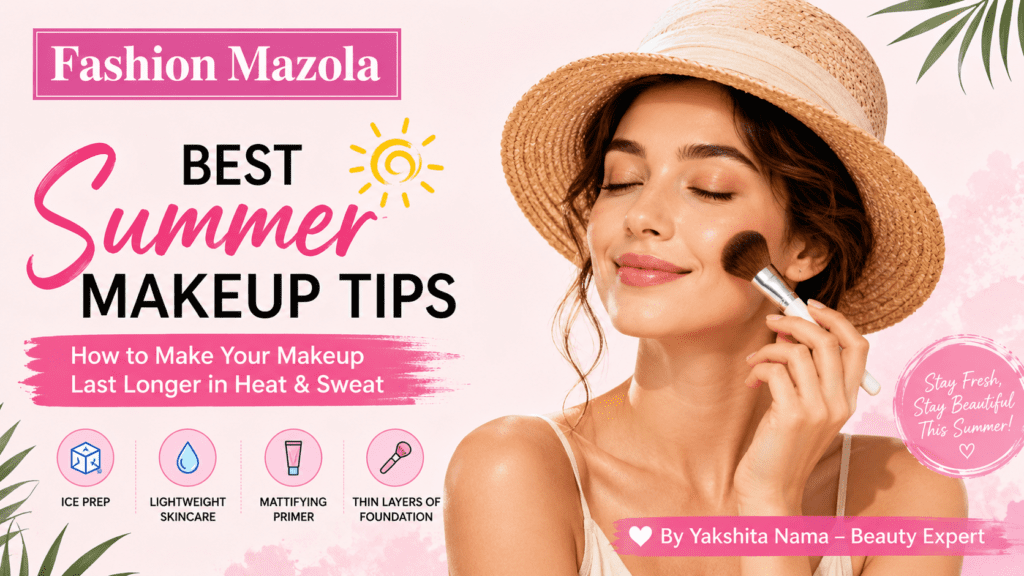 Best Summer Makeup Tips for Long-Lasting Makeup in Heat & Humidity