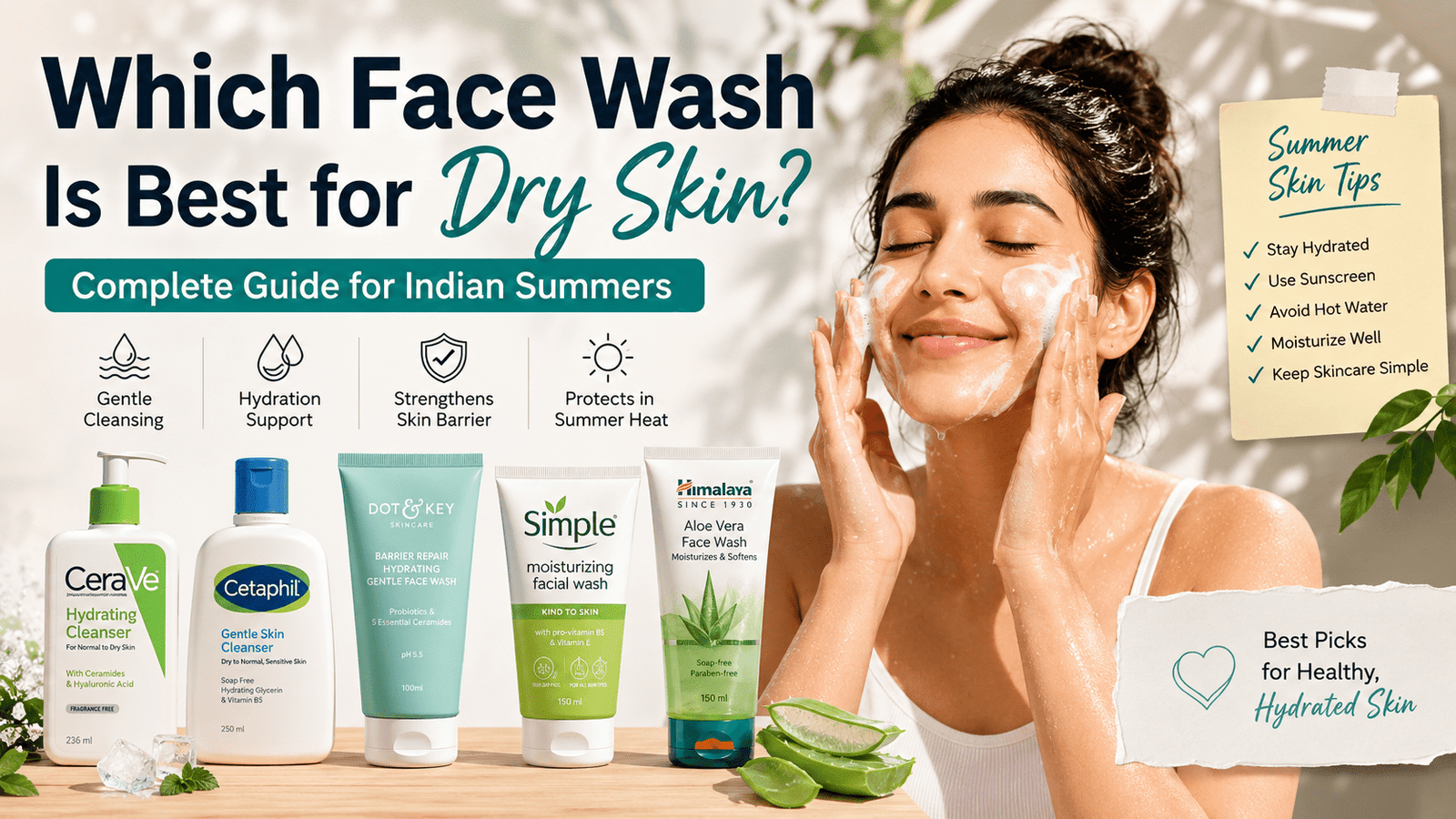 Which Face Wash Is Best for Dry Skin?